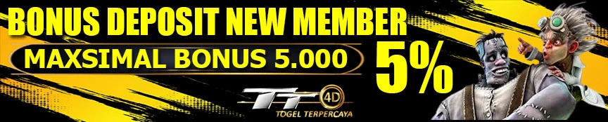 BONUS NEW MEMBER 5% ( MAX 5.000 )