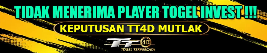 TIDAK MENERIMA PEMAIN TOGEL INVEST
